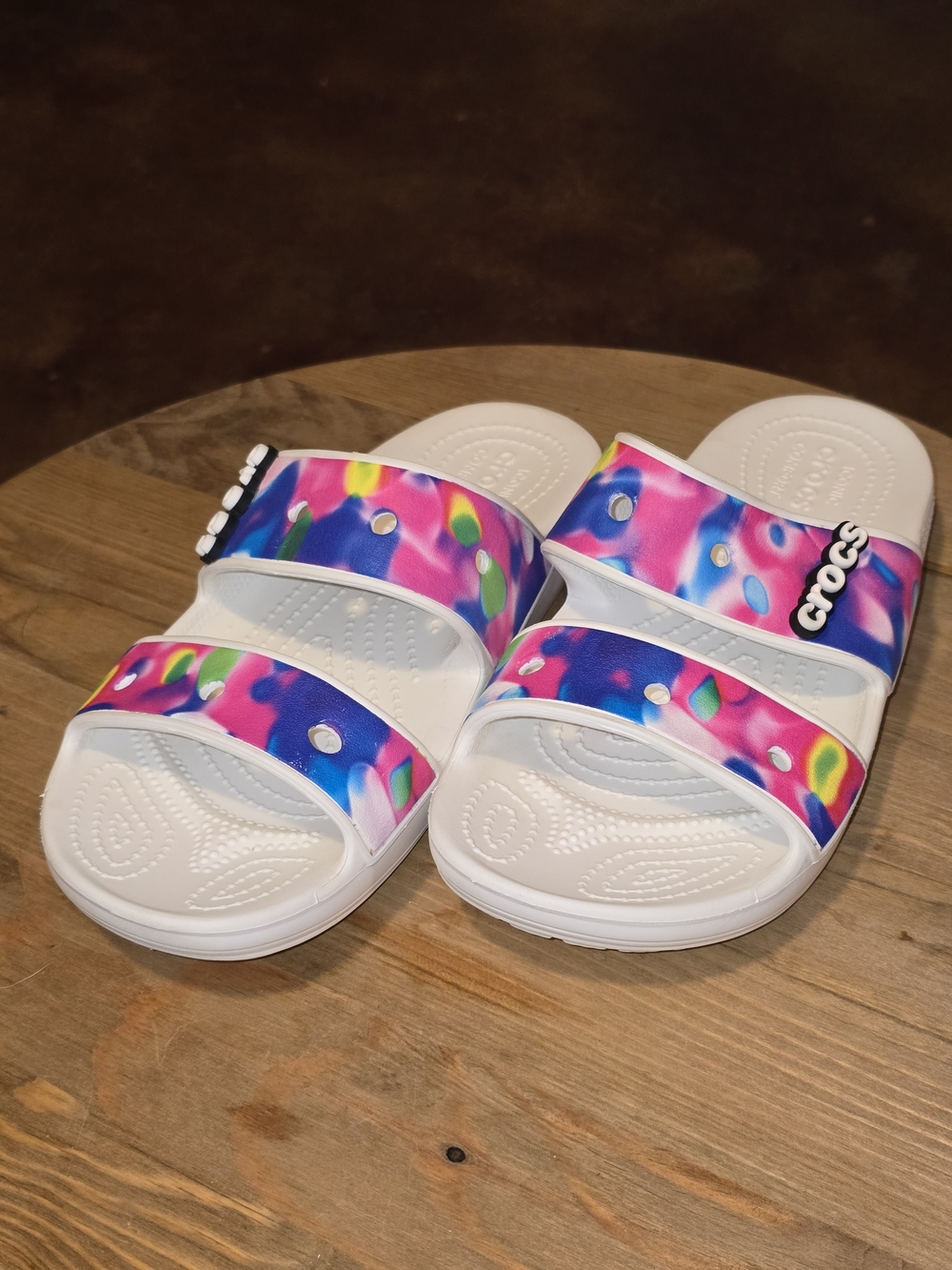 Crocs Classic Solarized Sandals White Multi M6 W8
